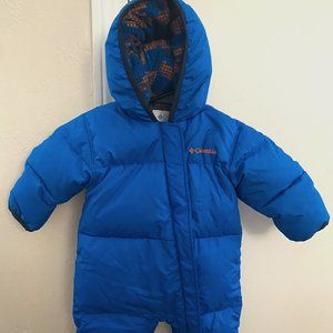 Columbia Baby Snuggly Bunny Bunting Snow Suit, Blue 6-12 months